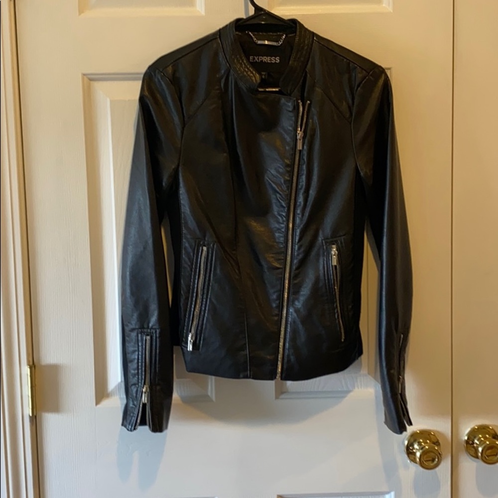 Express leather jacket